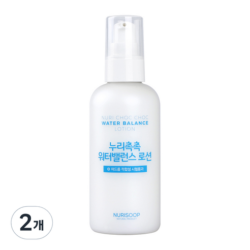 누리숲 누리촉촉 워터밸런스 로션, 160ml, 2개 
클린/비건뷰티