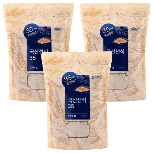 태광선식 국산선식35, 3개, 700g