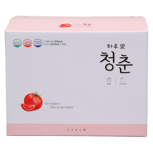 하루愛청춘 갈아만든 완숙 토마토즙, 5.5L, 1개