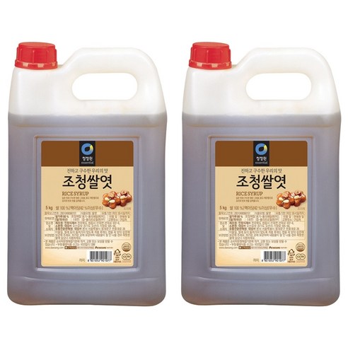 청정원 조청쌀엿, 5kg, 2개