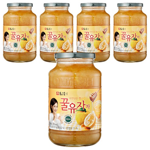 담터 꿀유자차, 1kg, 1개입, 5개
