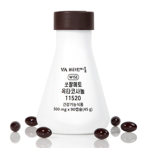 비타민마을 쏘팔메토 옥타코사놀 11520 전립선영양제 45g, 1개, 90정, 90정