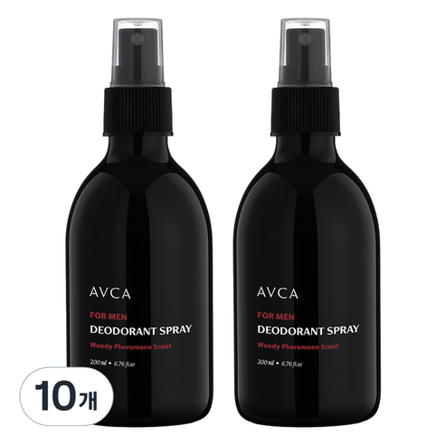 아브카 포맨 데오드란트 스프레이 우디 페로몬향, 200ml, 10개