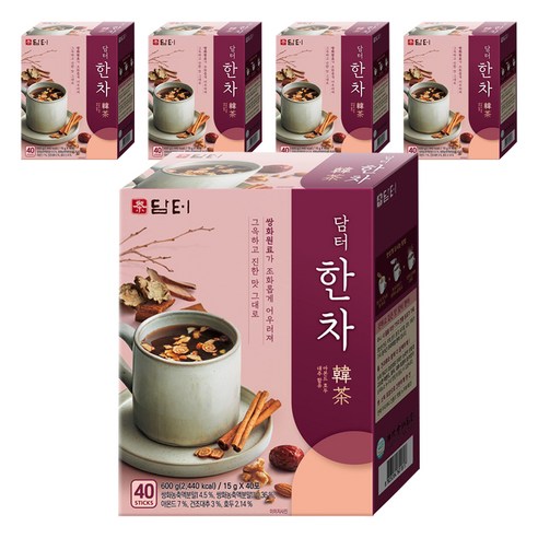 담터 한차, 15g, 40개입, 5개