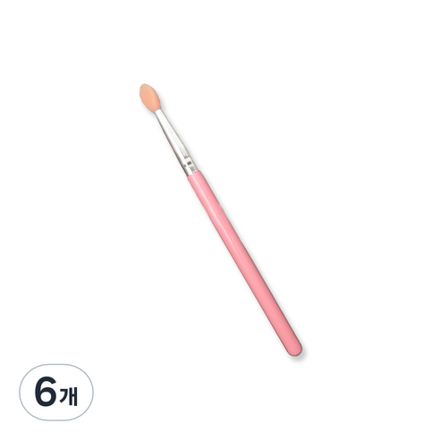 실리콘 립 앤 아이 브러쉬, 혼합색상, 6개