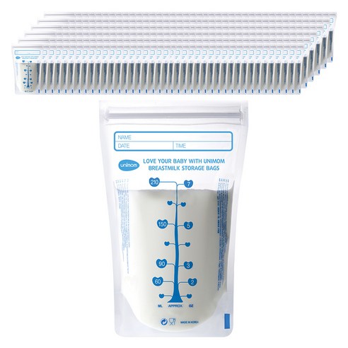 유니맘 국내 제조 모유저장팩 210ml, 120개입, 32개