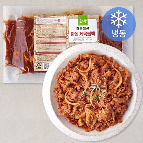 풀스쿡 매콤 달콤 한돈 제육 불백 (냉동), 1kg, 1개