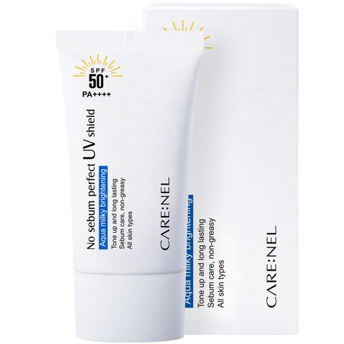 까레넬 노 세범 퍼펙트 UV 쉴드 선크림 SPF 50+ PA++++, 50ml, 3개