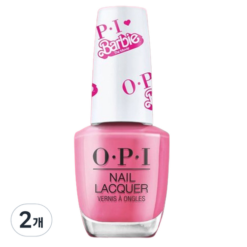 오피아이 네일락커 NLB018, Hi Barbie, 2개, 15ml