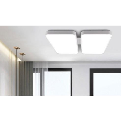 원하 삼성칩 미러 거실등 LED 120W는 플리커프리 기능과 LED 발광으로 밝은 조명과 우수한 품질을 제공합니다.