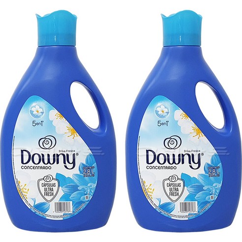 다우니 2배 고농축 섬유유연제 브리사프레스카 본품, 2.8L, 2개