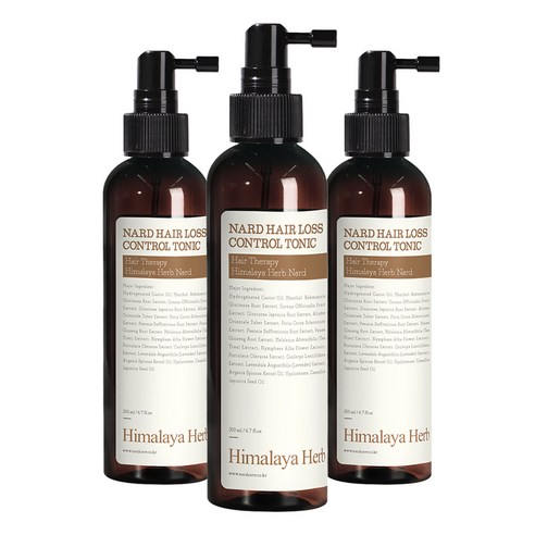 나드 탈모증상완화 헤어토닉, 200ml, 3개