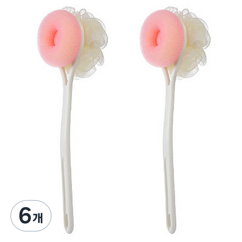 알로데 레이어드 꽃 바디 브러쉬, TYPE01 핑크, 6개, 1개입
