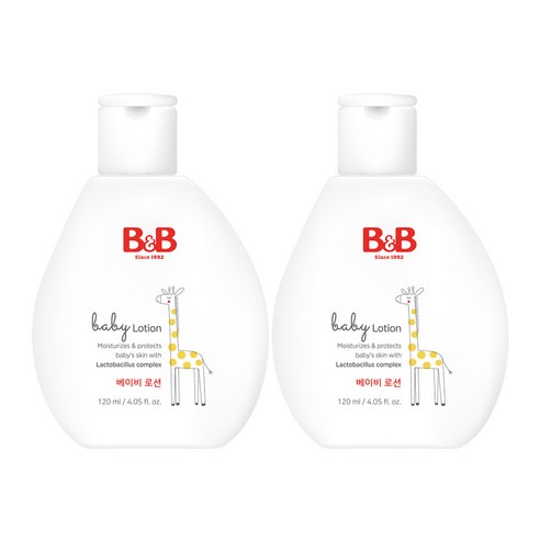 비앤비 베이비로션, 120ml, 2개