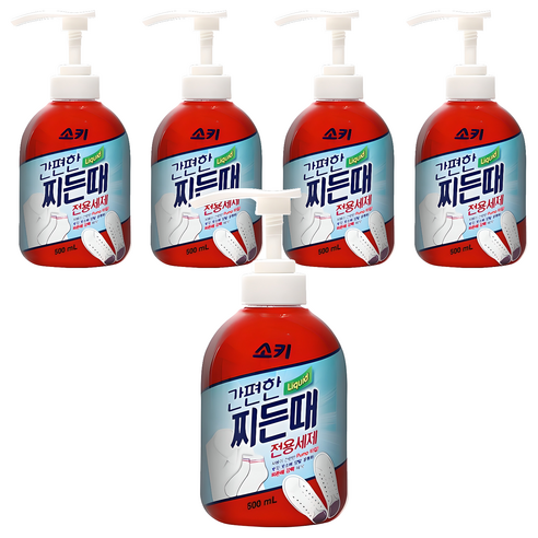 소키 간편한 찌든때 전용세제, 500ml, 5개