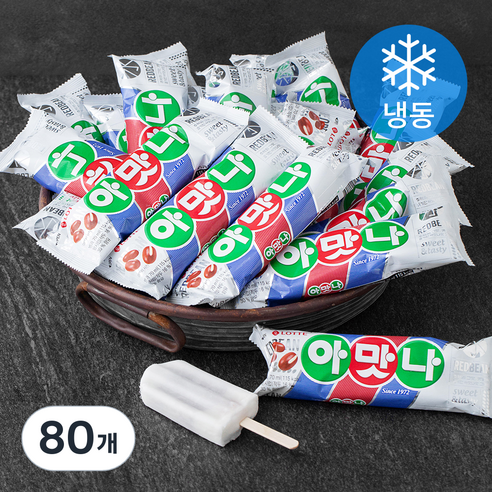 롯데웰푸드 아맛나 (냉동), 70ml, 1개입, 80개
