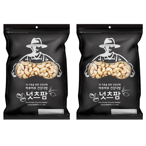 넛츠팜 구운 캐슈넛, 400g, 2개