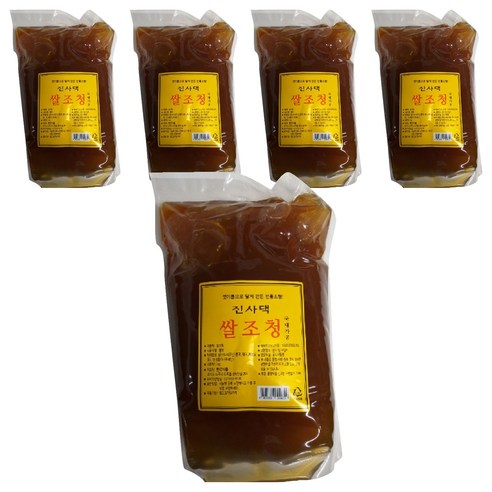 한강 진사댁 전통 쌀조청, 3kg, 5개