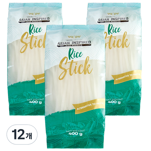 더블드래곤 라이스 누들 쌀국수면 5mm, 400g, 12개