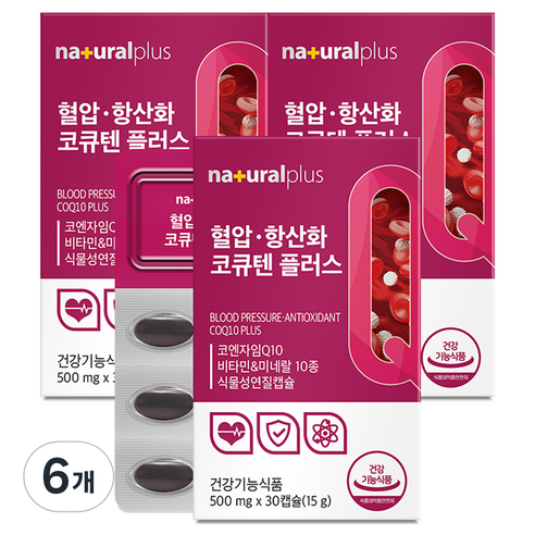 내츄럴플러스 혈압 항산화 코큐텐 플러스 15g
