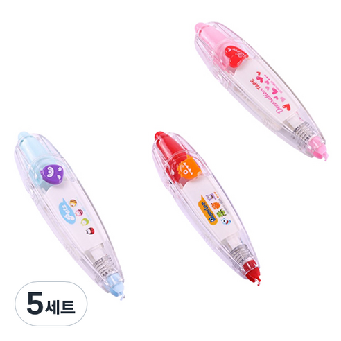 마켓감성 일기장식 교정 스티커 3종 세트, E, 5세트