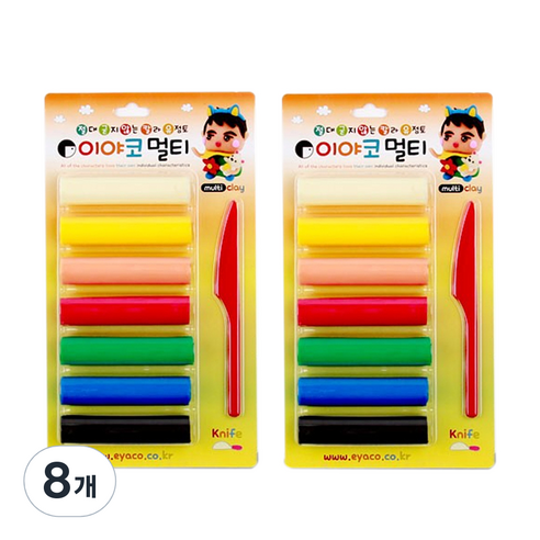 이야코 멀티 칼라 유토, 7색, 8개
