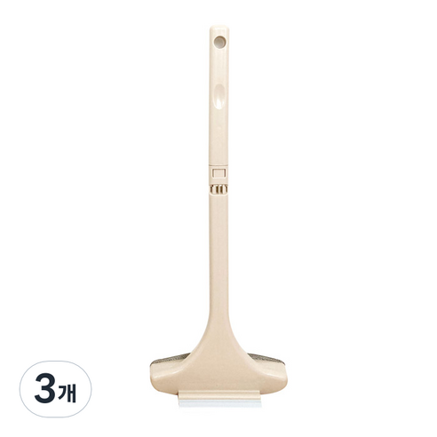 2in1 방충망 먼지제거 청소솔, 아이보리, 3개