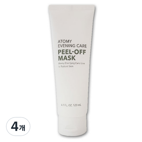 애터미 이브닝 케어 필오프 마스크, 4개, 120ml