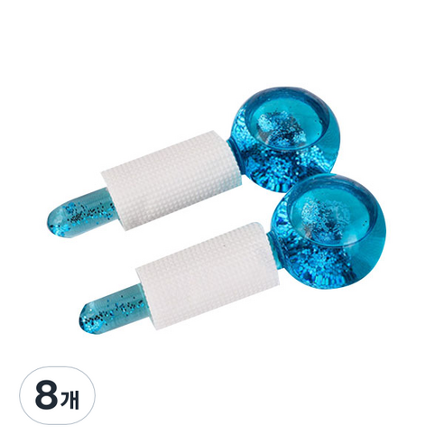제이알유 다용도 쿨 마사지 도구, 블루, 8개