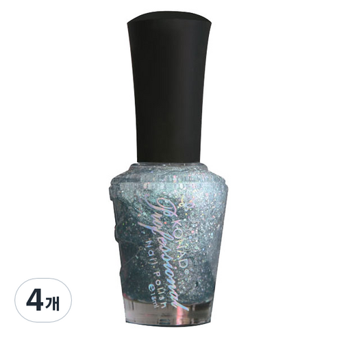 코나드 프로페셔널 레귤러 네일 폴리쉬 15ml, 다이아몬드블루, 4개