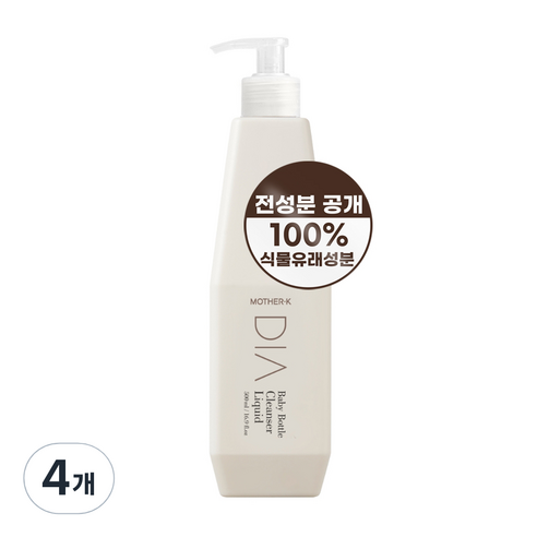 마더케이 디아 젖병 세정제, 4개, 500ml