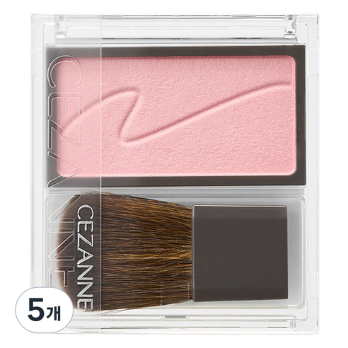 세잔느 치크 블러쉬 2.2g, 5개, 04 퓨어핑크