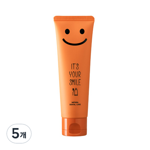 베베가닉 잇츠유어 스마일 씨 치약 유아용, 100g, 5개