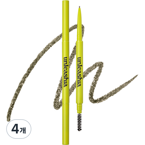 언리시아 셰이퍼 디파이닝 아이브로우 펜슬 0.025g, 4개, NO 1 오트밀 브라운