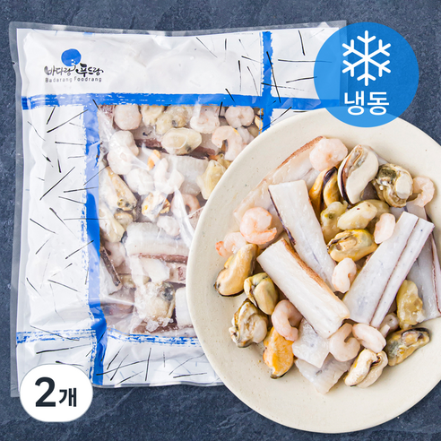 THE 더착한 해물 모듬 5종 (냉동), 500g, 2개