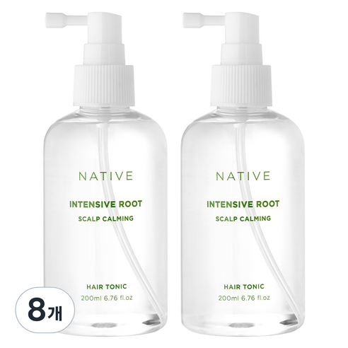 아브카 네이티브 인텐시브 루트 카밍 두피케어 탈모증상완화 헤어토닉, 8개, 200ml