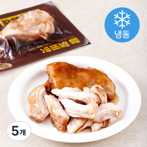 한끼통살 왕갈비맛 닭가슴살 (냉동), 100g, 5개