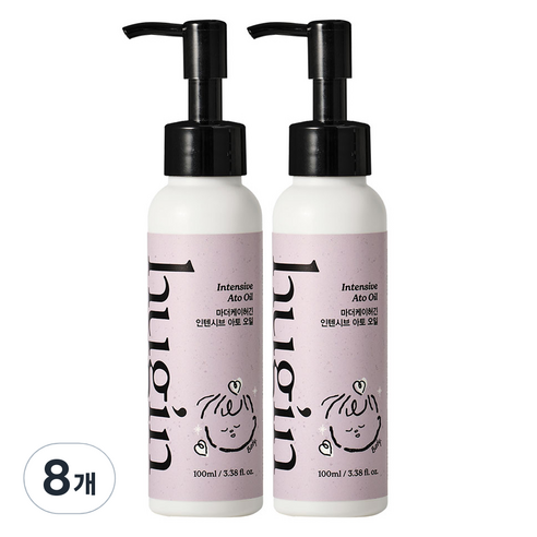 허긴 유아용 인텐시브 아토 고보습 오일, 100ml, 8개
