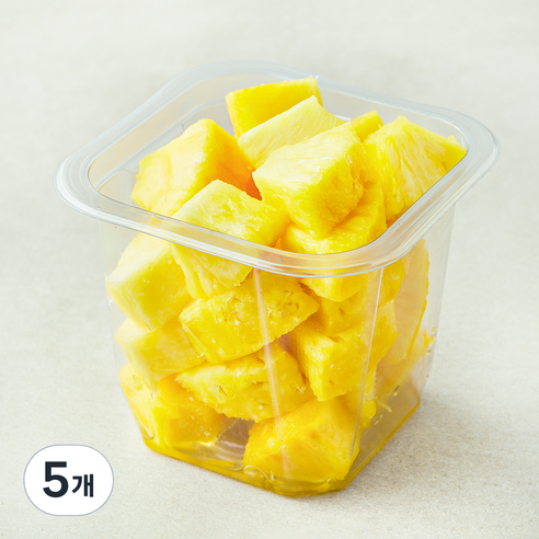 곰곰 파인애플 청크, 5개, 400g