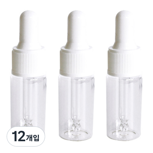 TRAVEL BUDDY 스포이드 용기 10ml, 혼합 색상, 12개