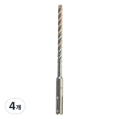 디월트 SDS PLUS 드릴 비트 4날 6.5 x 160 x 100 mm DT8916, 4개