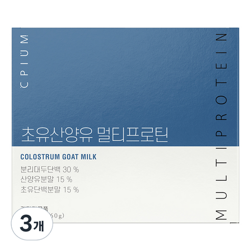 씨피움 초유산양유 멀티프로틴 스틱 단백질 30p, 3개, 30g