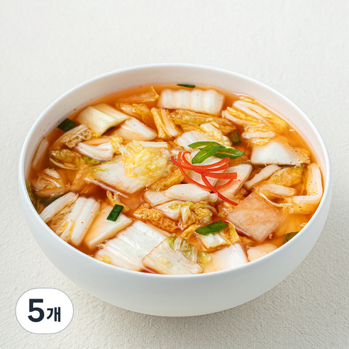 유정임 나박김치, 1.5kg, 5개
