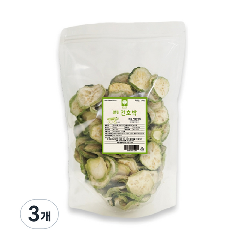 몸애조화 건호박, 250g, 3개