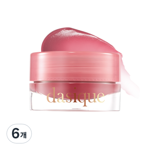 데이지크 프루티 립 잼, 09 리치잼, 4g, 6개