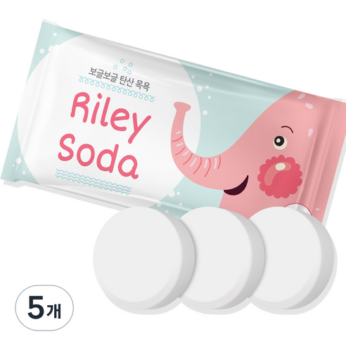 릴리소다 유아용 입욕제 3p, 60g, 5개