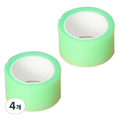 알로데 핀치 앤 나노 양면테이프 3cm x 1m, TYPE05 그린, 4개