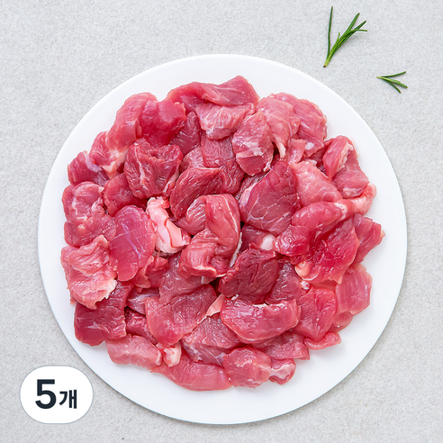 곰곰 1등급 돼지고기 찌개용 (냉장), 500g, 5개