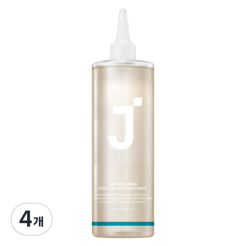 제이숲 카밍 세라 쿨 워터 헤어 트리트먼트, 500ml, 4개