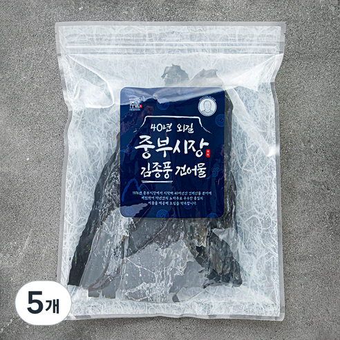 40년 외길 중부시장 김종풍 깊은풍미 꼭지다시마, 100g, 5개